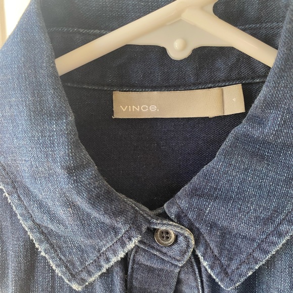 Vince Chambray Blouse - Picture 6 of 7